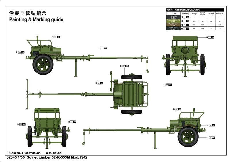 SOVIET LIMBER 52-R- 353M MOD.1942