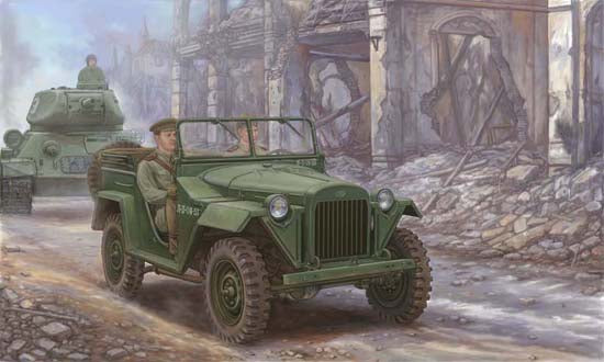 SOVIET GAZ-67B MILITARY VEHICLE