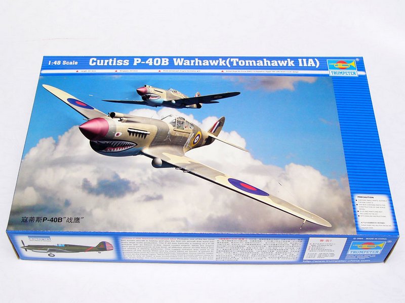 CURTISS P-40B WARHAWK 1/48