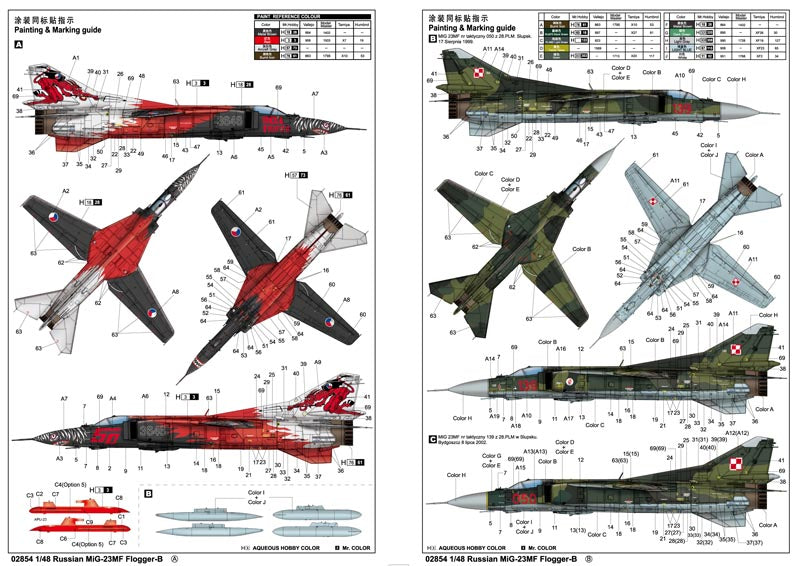 RUSSIAN MIG-23MF FLOGGER-B 1/48