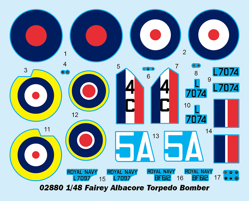 FAIREY ALBACORE TORPEDO BOMBER 1/48