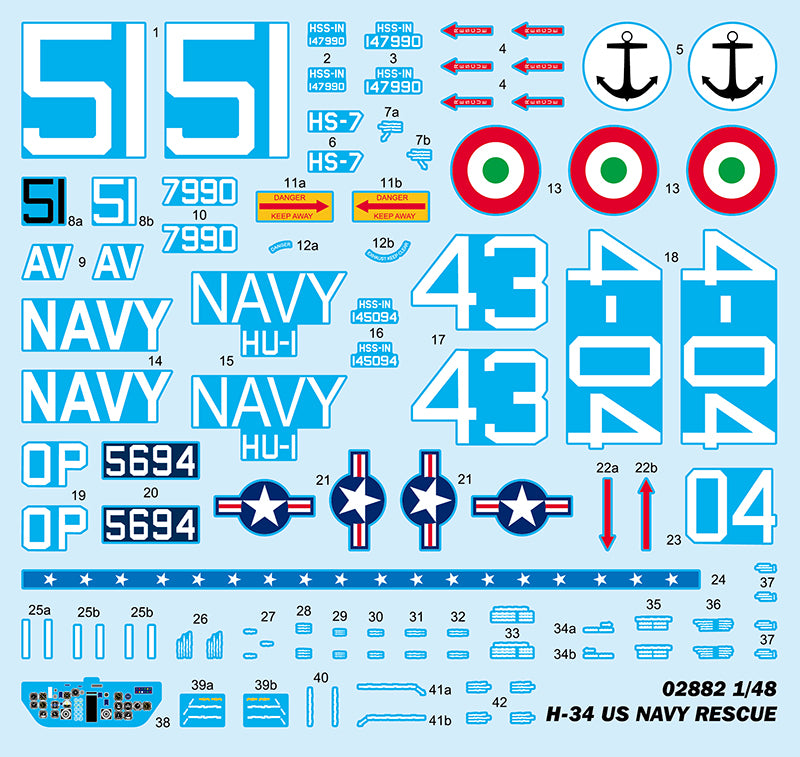 H-34 US NAVY RESCUE - RE-EDITION 1/48