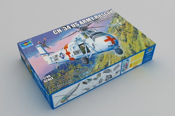 CH-34 US ARMY RESCUE - RE-EDITION 1/48