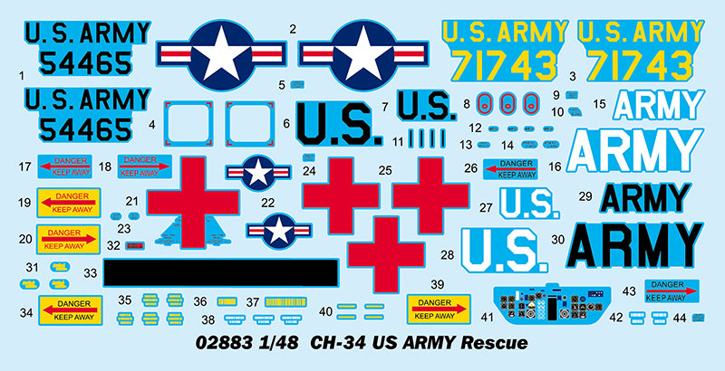 CH-34 US ARMY RESCUE - RE-EDITION 1/48