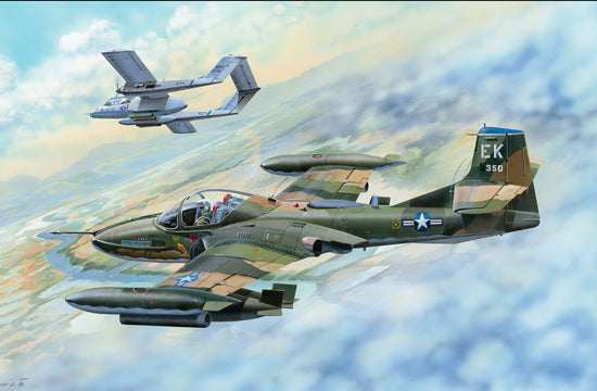 Trumpeter US A-37B Dragonfly Model Kit