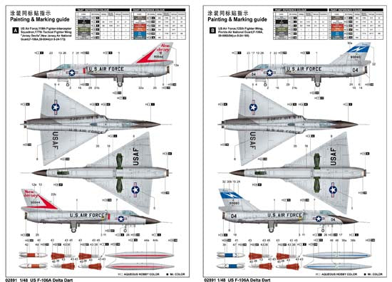 Trumpeter US F-106A Delta Dart