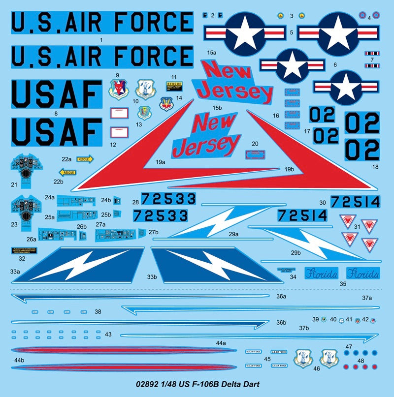 1/48 Trumpeter F106B Delta Dart US Aircraft