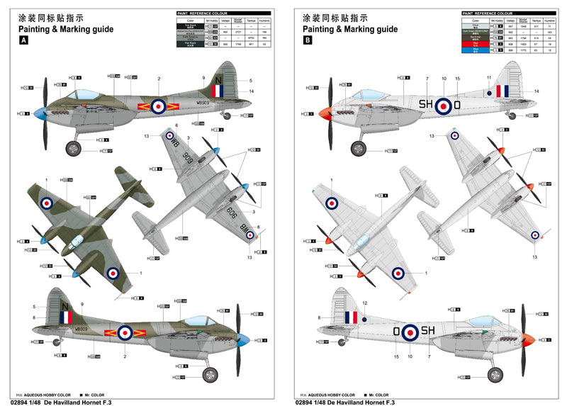 DE HAVILLAND HORNET F.3 1/48