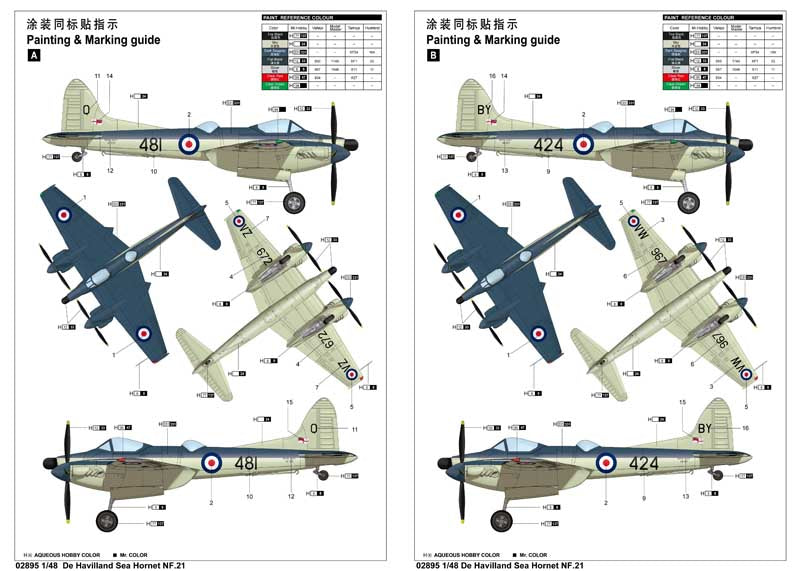 DE HAVILLAND SEA HORNET NF.21 1/48