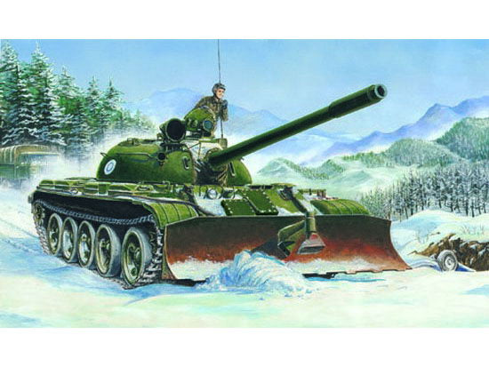 T-55 MODEL 1958 WITH BTU-55 1/35