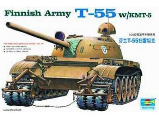 FINNISH T-55 W/KMT-5