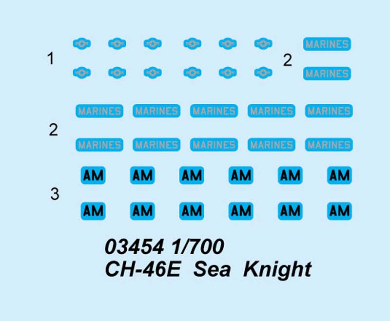 CH-46E SEA KNIGHT 1/700