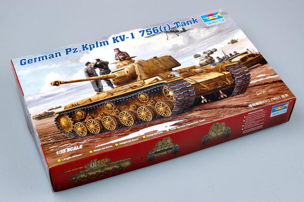 GERMAN PZ.KPFM KV-1 756(R) TANK 1/35