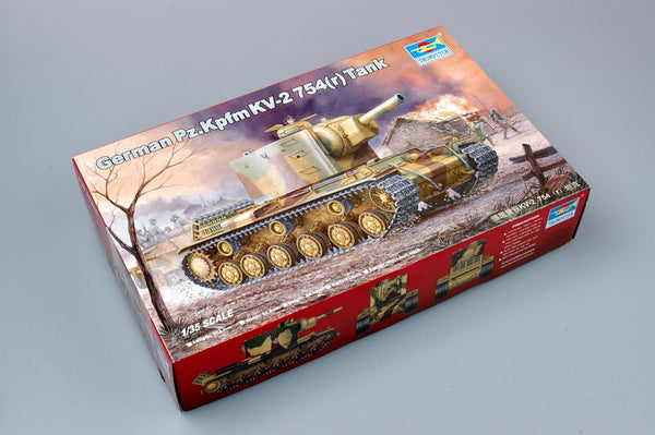 GERMAN PZ.KPFM KV-2 754(R) TANK 1/35