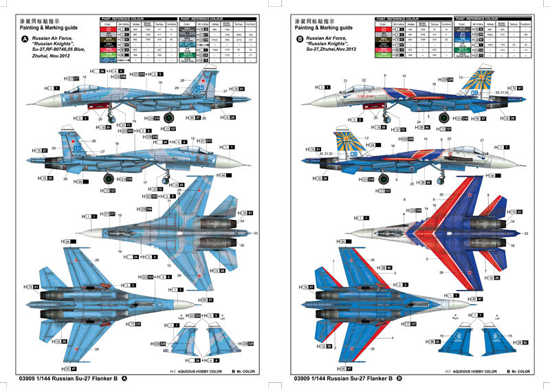 RUSSIAN SU-27       FLANKER B