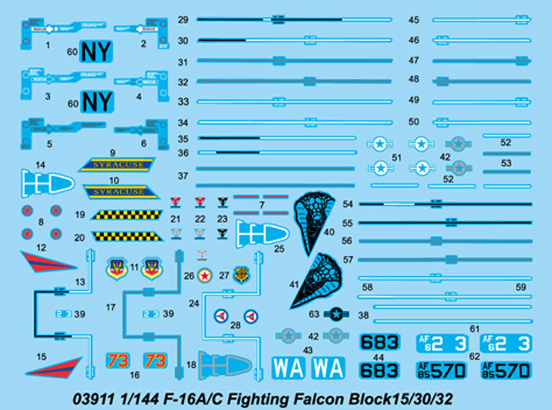 F-16A/C BLOCK 15/30/32 1/144