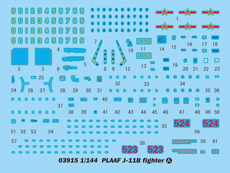 PLAAF J-11B FIGHTER 1/144