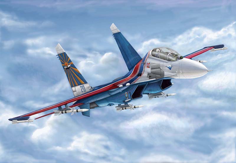 RUSSIAN SU-27UB     FLANKER C