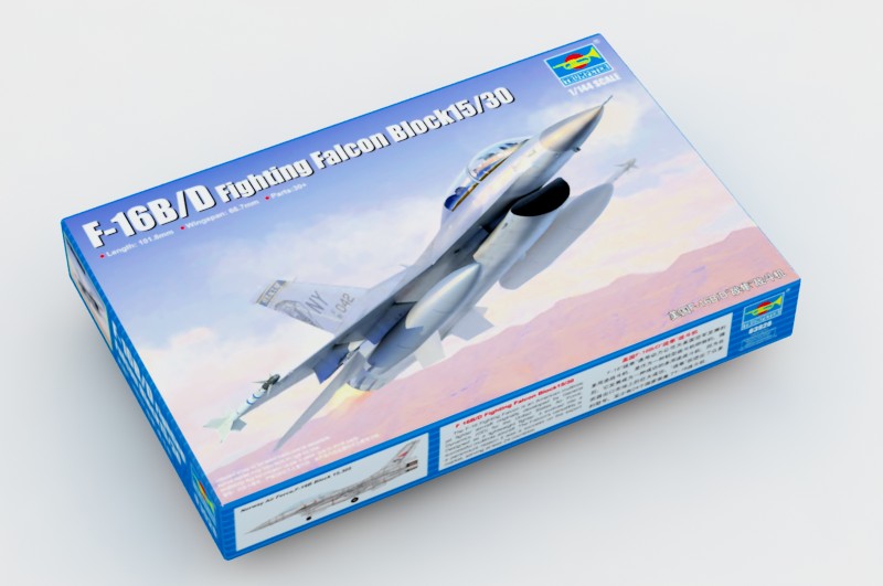 Trumpeter F 16B/D Fighting Falcon Block 15/30 Model Kit