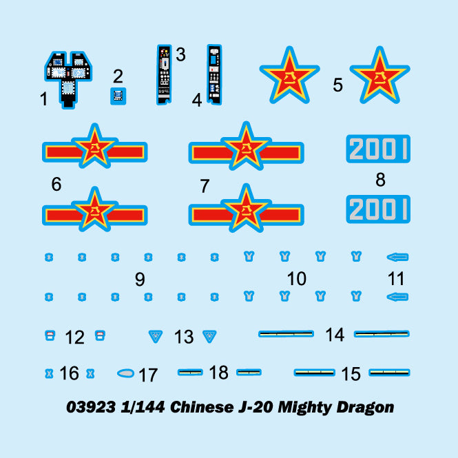 CHINESE J20 MIGHTY  DRAGON