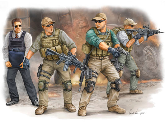 PMC IN IRAQ 2005 VIP SECURITY GUARD 1/35