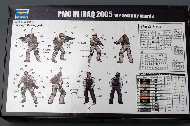 PMC IN IRAQ 2005 VIP SECURITY GUARD 1/35