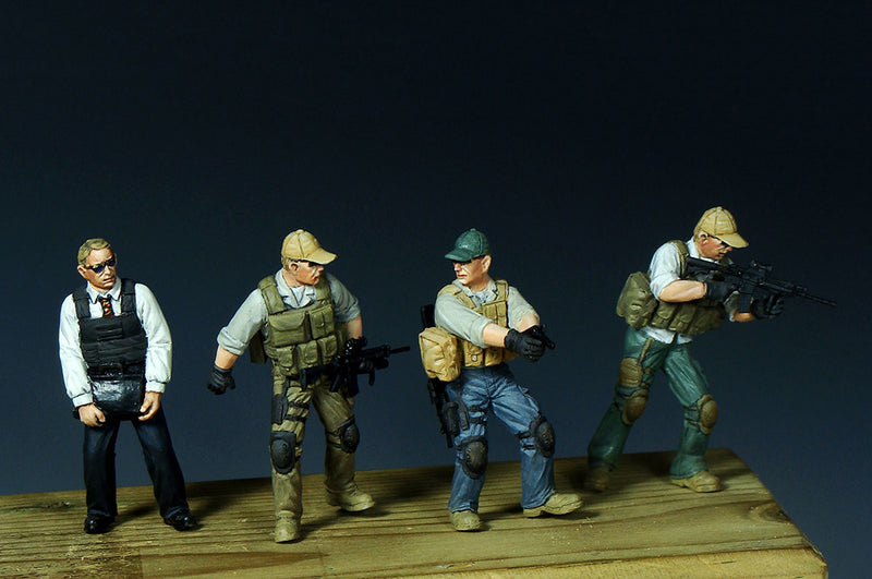 PMC IN IRAQ 2005 VIP SECURITY GUARD 1/35