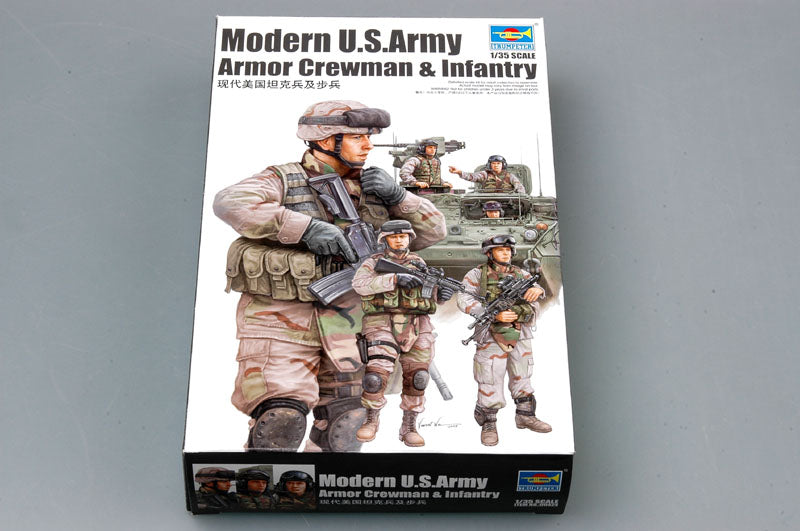 MODERN U.S.ARMY ARMOR CREWMAN & INF 1/35