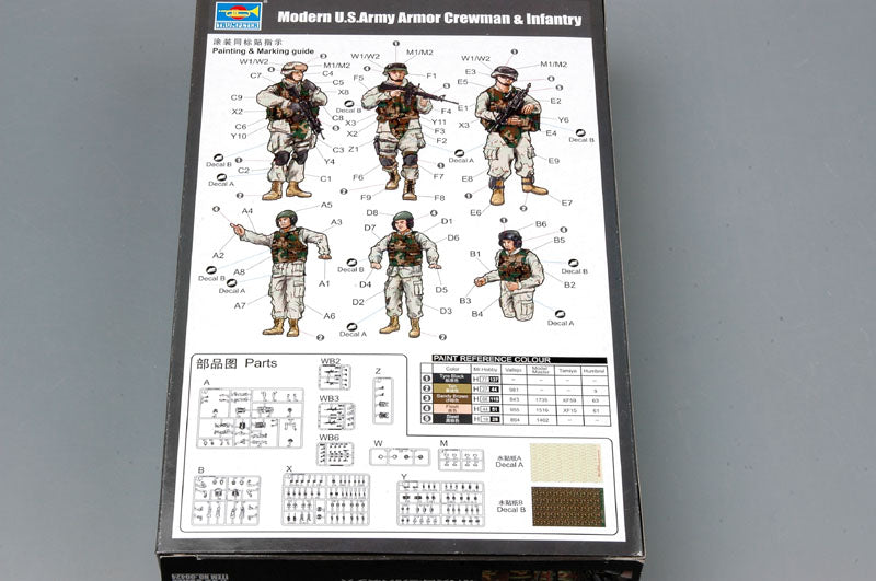 MODERN U.S.ARMY ARMOR CREWMAN & INF 1/35