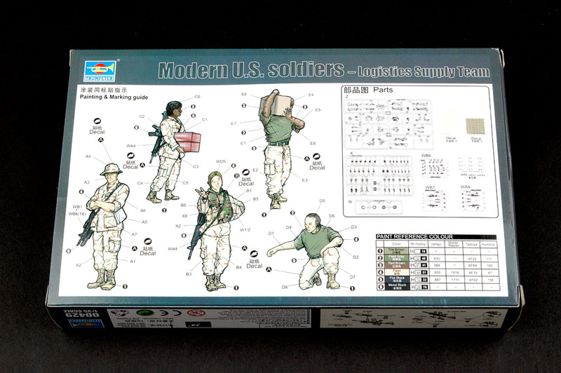 MODERN US SOLDIER LOGISTIC SUPPTEAM 1/35