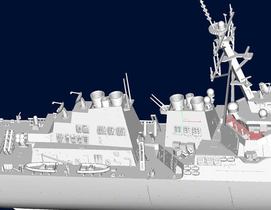 Trumpeter 1/350 Scale USS Hopper DDG70 Arleigh Burke Class Flight Ila Guided Missile Destroyer