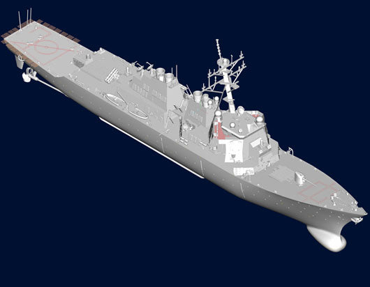 Trumpeter 1/350 Scale USS Hopper DDG70 Arleigh Burke Class Flight Ila Guided Missile Destroyer