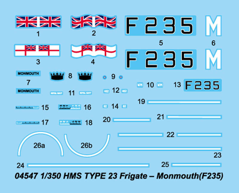 HMS-MONMOUTH (F235) 1/350