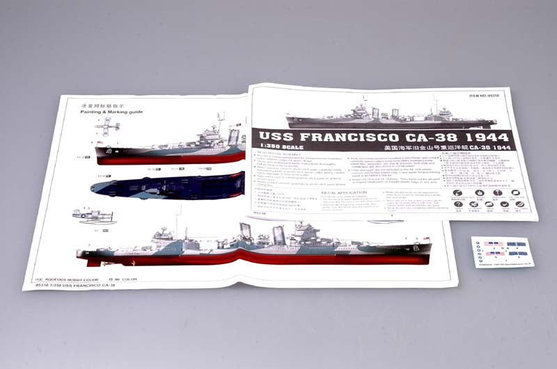 SAN FRANCISCO CA-38 1944 1/350