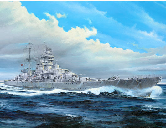 Trumpeter 1/350 Scale German heavy cruser prinz eugen 1945