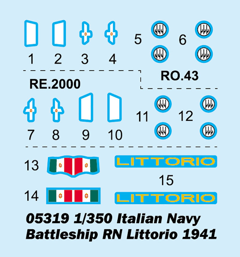 RN LITTORIO 1941 1/350