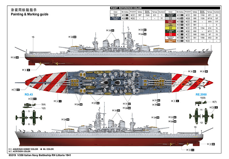 RN LITTORIO 1941 1/350