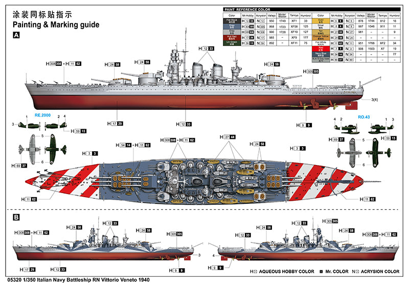 RN VITTORIO VENETO 1940 1/350