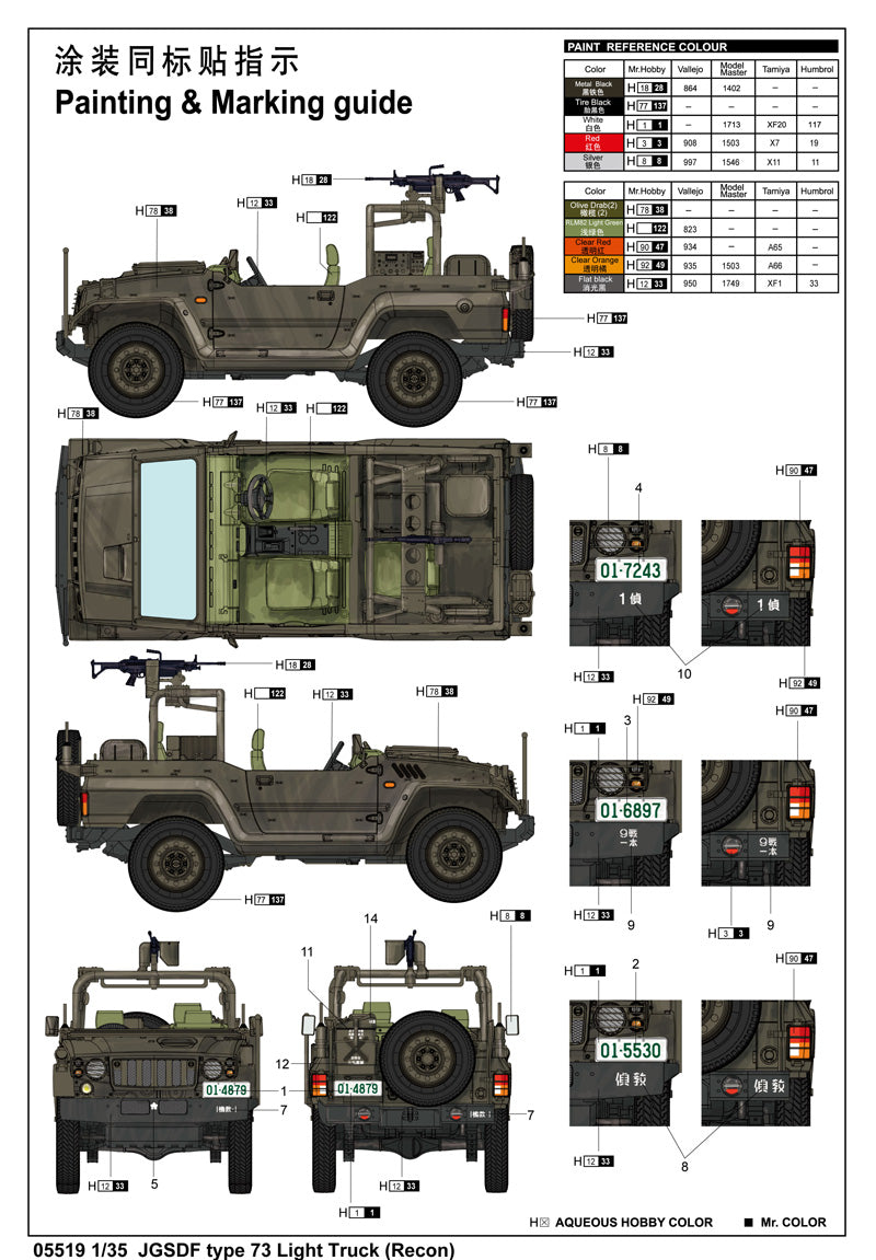 JGSDF TYPE 73 LIGHT TRUCK RECON