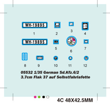 SD.KFZ.6/2 3.7CMFLAK37 AUF SELBST