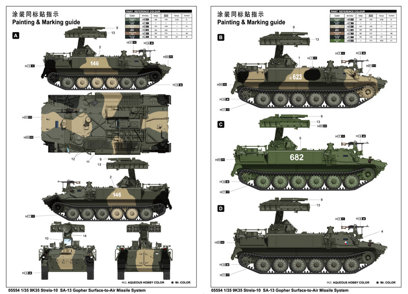 9K35 STRELA-10 SA-13GOPHER 1/35