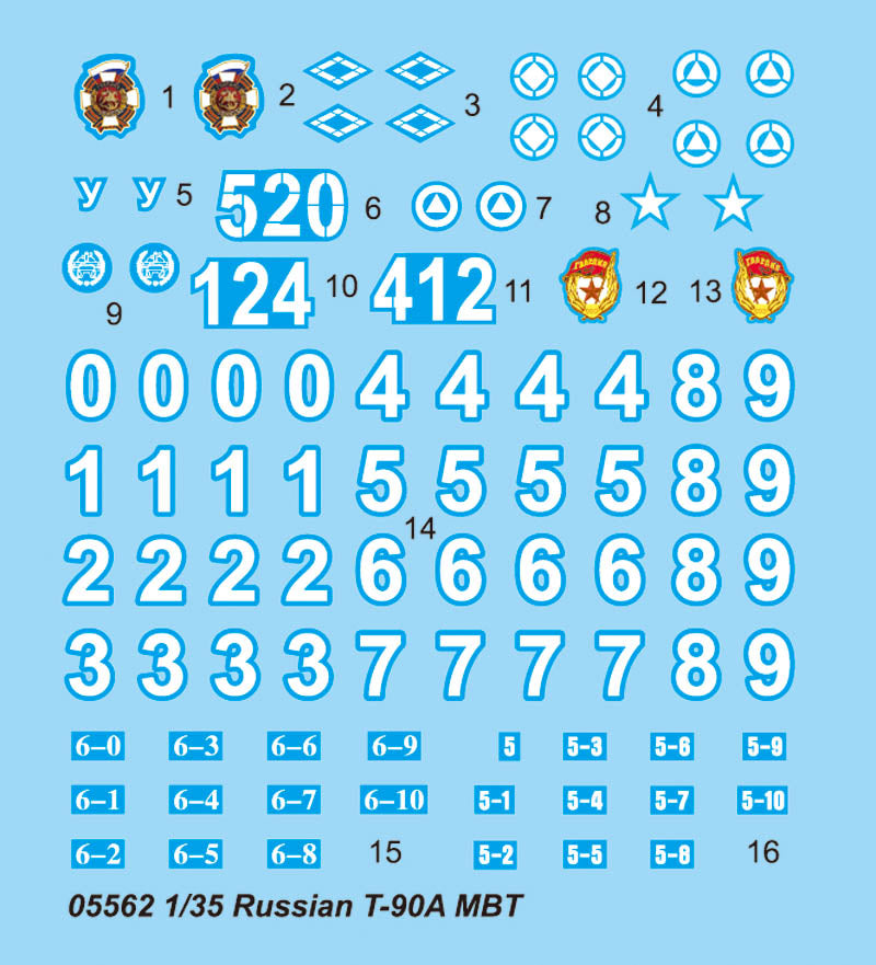Trumpeter Russian T-90 MBT Model Kit