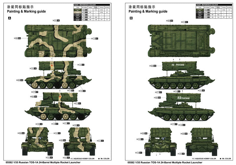 TOS-1A MULTIPLE RCKTLAUNCHER