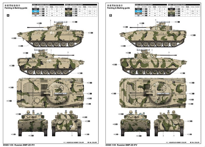 Trumpeter Russian BMP-2D IFV Model Kit (1/35 Scale)