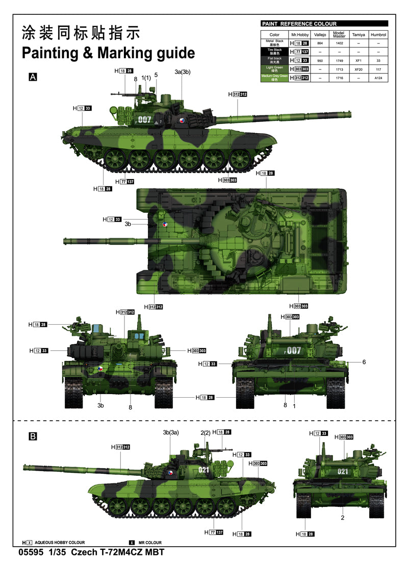 CZECH T-72M4CZ MBT 1/35