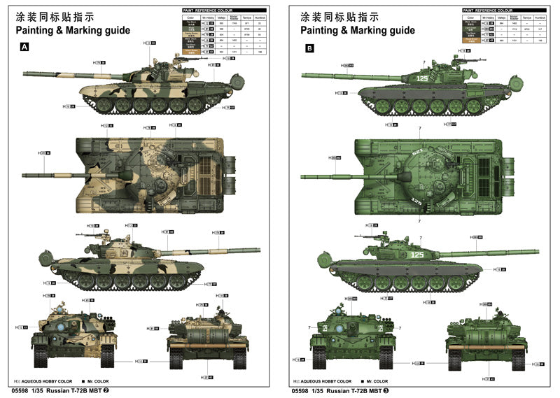 RUSSIAN T-72B MBT 1/35