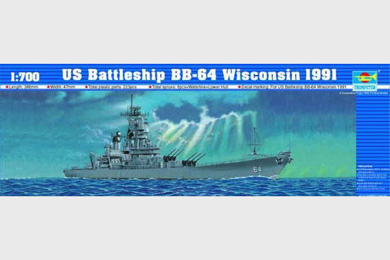 BB-64 WISCONSIN 19911/700