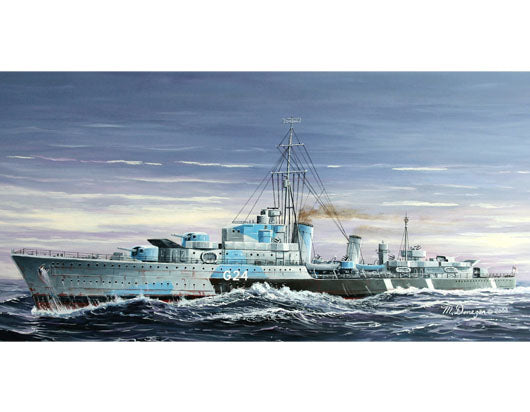 Trumpeter 1/700 HMCS Huron (G24) British Tribal Class Destroyer 1944 Model Kit