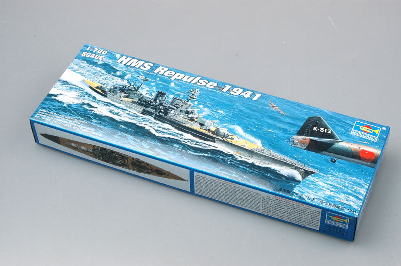 Trumpeter 1/700 HMS Repulse WWII British Battle Cruiser 1941 Model Kit