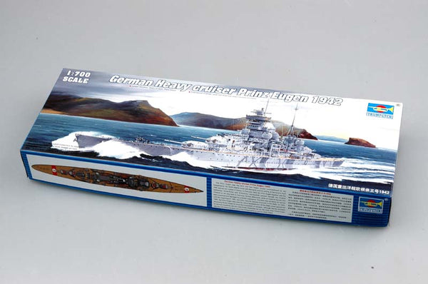 Trumpeter 1/700 German Prinz Eugen Heavy Cruiser 1942 Model Kit